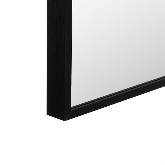 Espejo Negro Aluminio Decoración 50 X 60 cm Espejo Negro Aluminio Decoración 50 X 60 cm