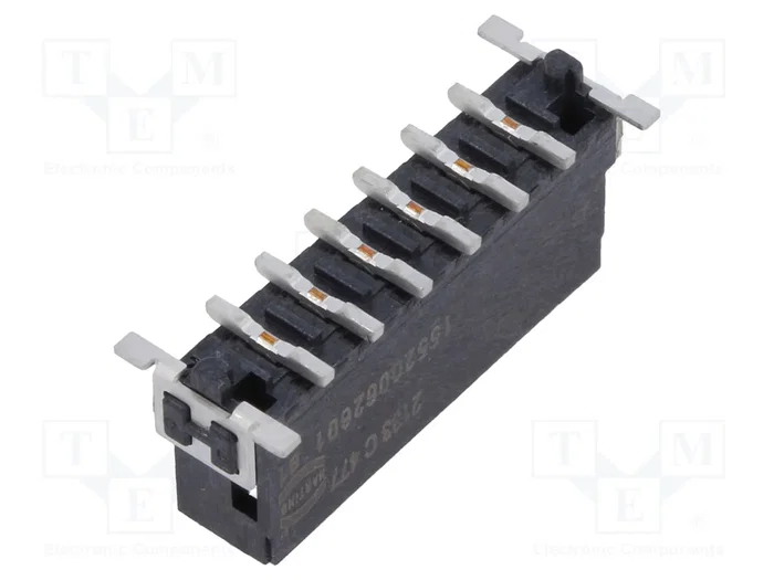 HARTING Conector de placa a placa har-flex® Power 6 pines macho SMT