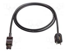 AS SCHWABE Cable de alimentación H05RN-F 3G1mm2 2m Negro