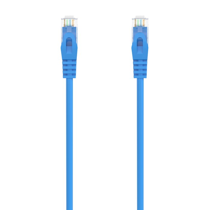 AISENS - CABLE DE RED LATIGUILLO RJ45 LSZH CAT.6A 500 MHZ UTP AWG24, AZUL, 25CM AISENS - CABLE DE RED LATIGUILLO RJ45 LSZH CAT.6A 500 MHZ UTP AWG24, AZUL, 25CM