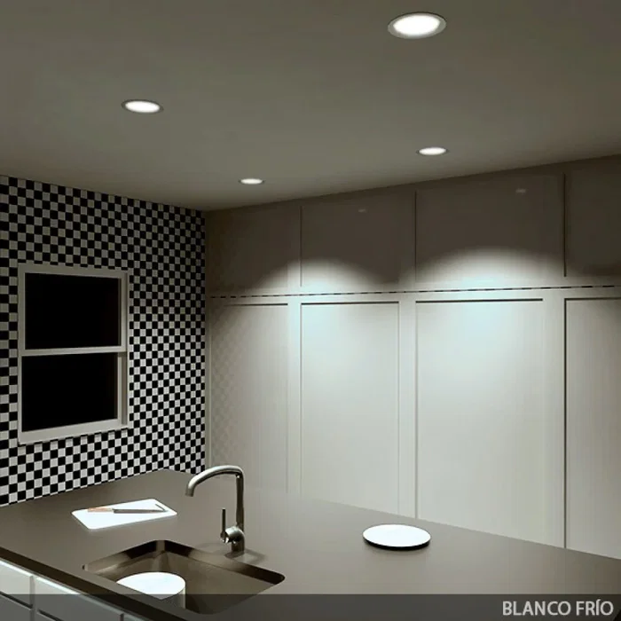 Foco Downlight LED 18W 1620Lm 6000K IP65 Baños/Cocinas 50.000H [SL-DLFS06-18W-CW]