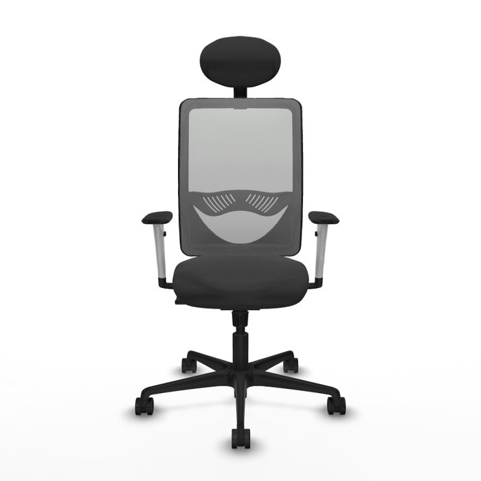 PIQUERAS Y CRESPO Silla de oficina Zulema Gris con mecanismo Sincro PIQUERAS Y CRESPO Silla de oficina Zulema Gris con mecanismo Sincro
