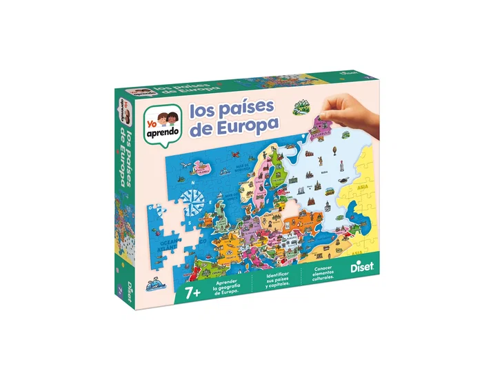 Diset Juego didáctico países de Europa