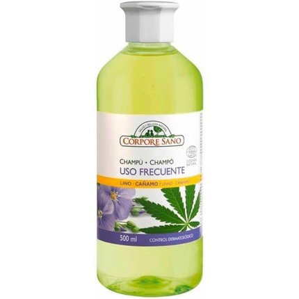 CORPORE SANO Champú Uso Frecuente Lino y Cáñamo 500ml ECOCERT
