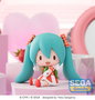 Character Vocal Series 01: Hatsune Miku Figura Fuwa Petit Chibi PVC Hatsune Miku x Love and Berry Dress Up and Dance! Lovely Strawberry 8 cm