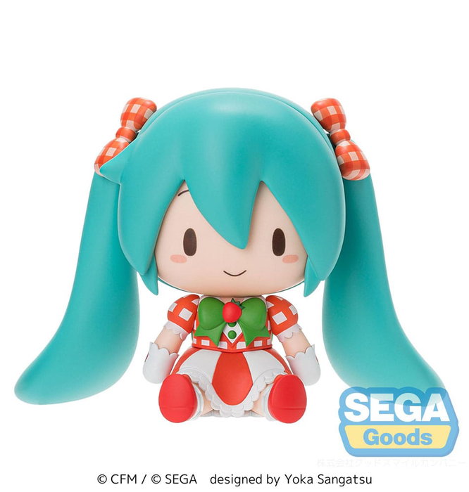 Character Vocal Series 01: Hatsune Miku Figura Fuwa Petit Chibi PVC Hatsune Miku x Love and Berry Dress Up and Dance! Lovely Strawberry 8 cm
