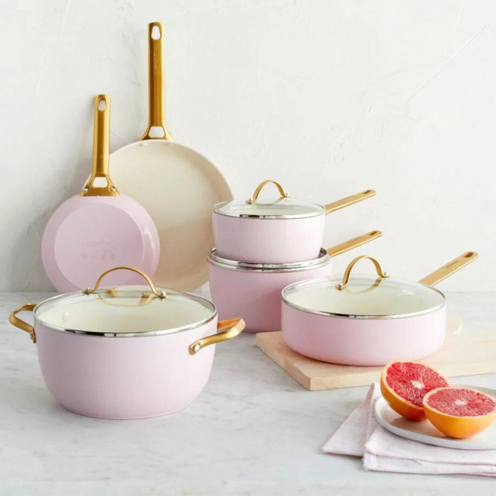 GreenPan Padova Reserve Set de 6 piezas Pink GreenPan Padova Reserve Set de 6 piezas Pink