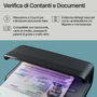Safescan 75 Detector de Billetes Falsos Negro con Luz UV y Blanca LED