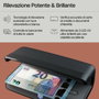 Safescan 75 Detector de Billetes Falsos Negro con Luz UV y Blanca LED