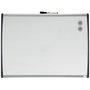 Nobo Pizarra blanca magnética con marco arqueado 585x430 mm