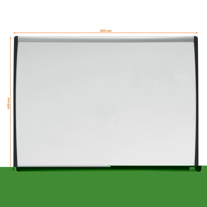 Nobo Pizarra blanca magnética con marco arqueado 585x430 mm Nobo Pizarra blanca magnética con marco arqueado 585x430 mm