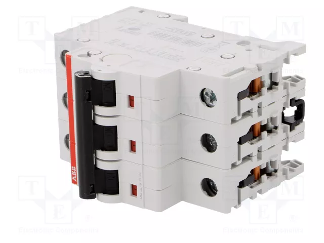 ABB S200 S203-D16 Interruptor magnetotérmico 16A 3 polos 6kA