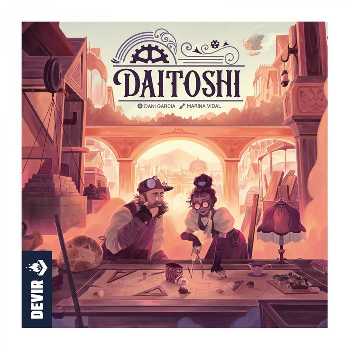 Devir Juego de Mesa Daitoshi Steampunk Estratégico 1-4 Jugadores 120 Minutos