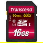 Transcend TS16GSDHC10U1 Tarjeta de Memoria SDHC 16 GB, Clase 10, UHS-I (U1), Velocidad Lectura 90 MB/s