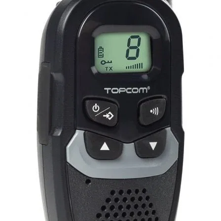 Topcom RC-6410 Walkie Talkie Portátil, Alcance 6 km, 8 Canales, PMR446 MHz, Uso Sin Licencia