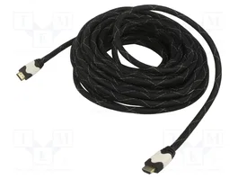 ART Cable HDMI 10m Negro Textil 4K UHD