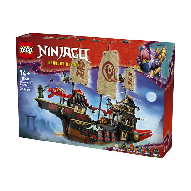 LEGO Ninjago 71848 El Temple-Flugsegler Juego de Construcción 2387 Piezas 14 Años Multicolor LEGO Ninjago 71848 El Temple-Flugsegler Juego de Construcción 2387 Piezas 14 Años Multicolor