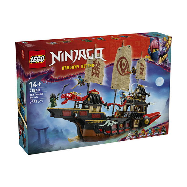 LEGO Ninjago 71848 El Temple-Flugsegler Juego de Construcción 2387 Piezas 14 Años Multicolor LEGO Ninjago 71848 El Temple-Flugsegler Juego de Construcción 2387 Piezas 14 Años Multicolor