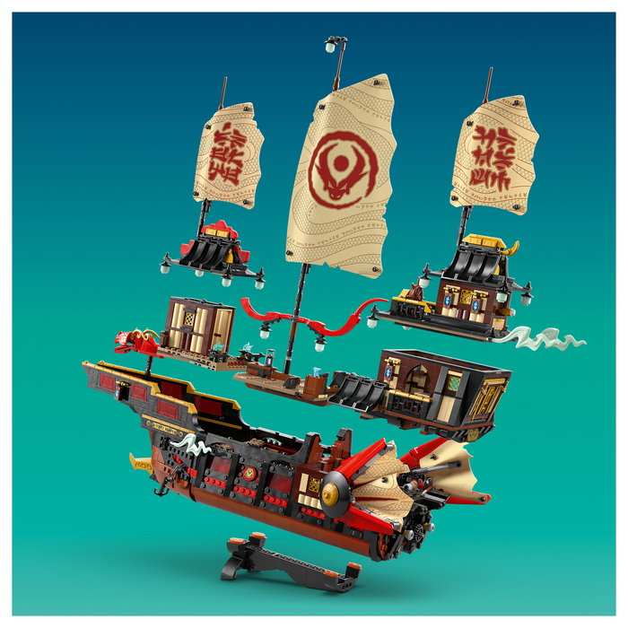 LEGO Ninjago 71848 El Temple-Flugsegler Juego de Construcción 2387 Piezas 14 Años Multicolor LEGO Ninjago 71848 El Temple-Flugsegler Juego de Construcción 2387 Piezas 14 Años Multicolor