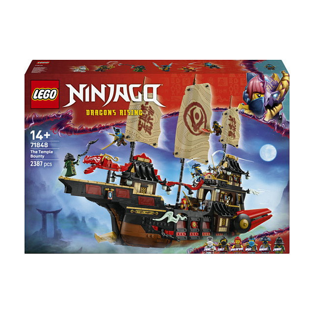 LEGO Ninjago 71848 El Temple-Flugsegler Juego de Construcción 2387 Piezas 14 Años Multicolor LEGO Ninjago 71848 El Temple-Flugsegler Juego de Construcción 2387 Piezas 14 Años Multicolor