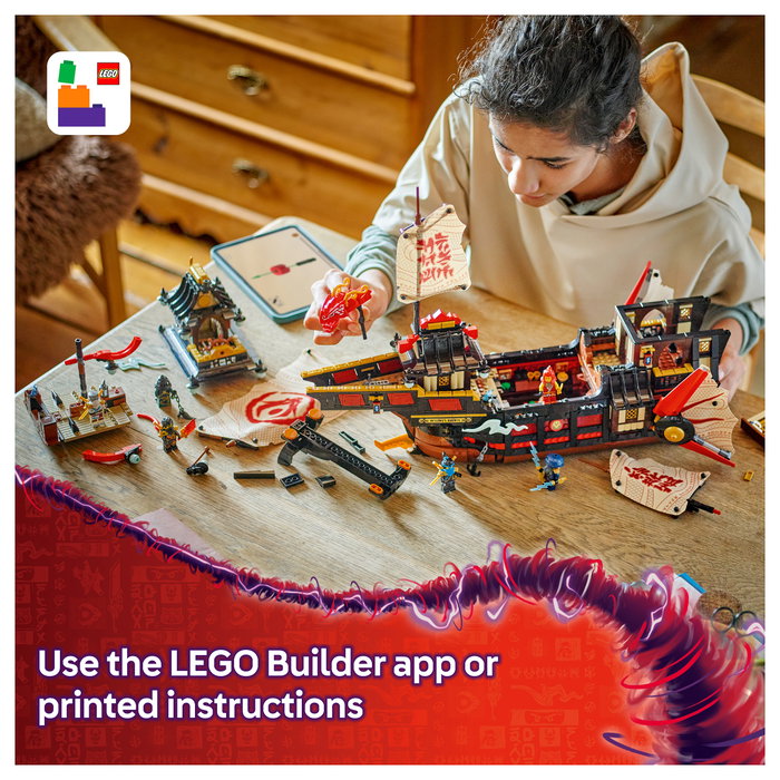 LEGO Ninjago 71848 El Temple-Flugsegler Juego de Construcción 2387 Piezas 14 Años Multicolor LEGO Ninjago 71848 El Temple-Flugsegler Juego de Construcción 2387 Piezas 14 Años Multicolor