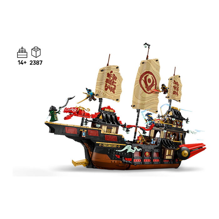 LEGO Ninjago 71848 El Temple-Flugsegler Juego de Construcción 2387 Piezas 14 Años Multicolor LEGO Ninjago 71848 El Temple-Flugsegler Juego de Construcción 2387 Piezas 14 Años Multicolor