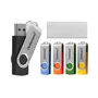 Intenso 3543585 Memoria USB 32 GB USB-A 3.2 Gen 1 (3.1 Gen 1) Multicolor, Factor de Forma Girar, Unidad Flash 5 Unidades Office Line