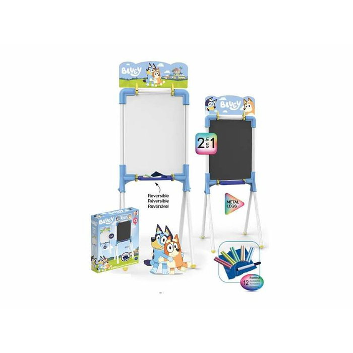 Chicos Pizarra Bluey 2 en 1 Magnética y para Tizas