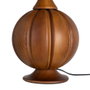 Lámpara Mesa Marrón Tejido-Madera 24 X 24 X 47,50 cm