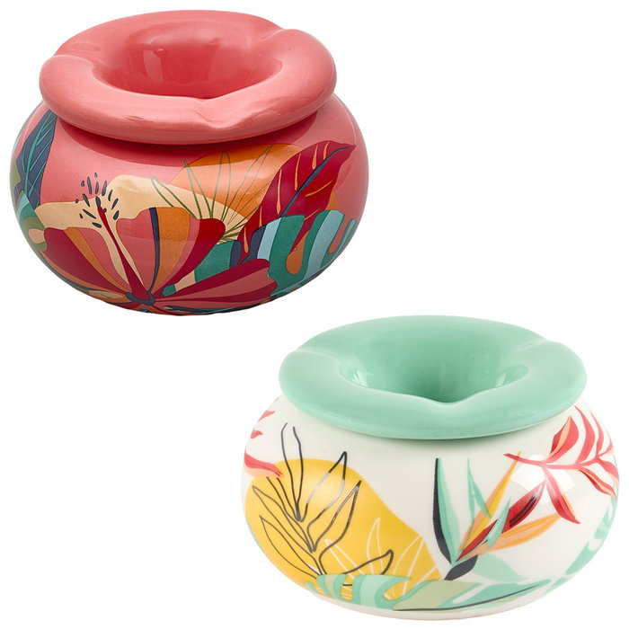 Home Deco Factory Cenicero Paradis Exotiqu Cerámica Diámetro 10 cm