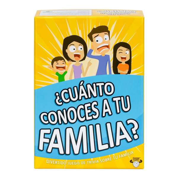 Moose Juego de cartas ¿Cuánto Conoces a Tu Familia? con 200 tarjetas