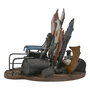 Tortugas Ninja 2: Secret of the Ooze Diorama Shredder's Throne 27 cm