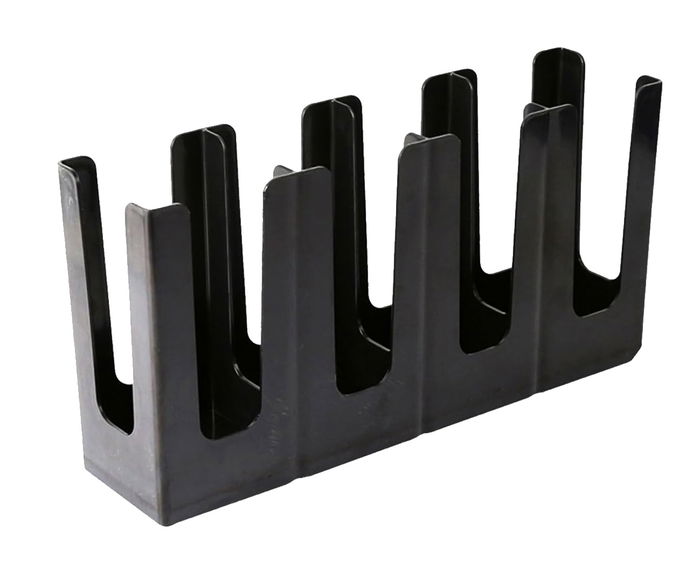 My Bar Organizador Vasos-Tapas 4 Secciones 44 cm Largo x 11.5 cm Ancho x 22.5 cm Alto (8 Unidades)