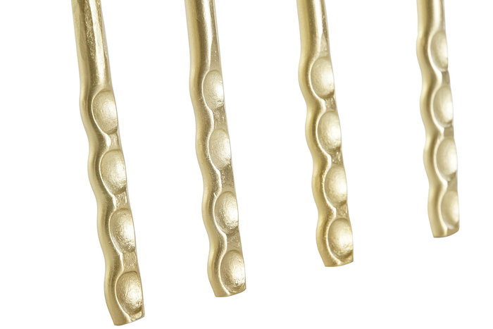 DKD Home Decor Cubertería Dorado Set de 16 Piezas Inox DKD Home Decor Cubertería Dorado Set de 16 Piezas Inox