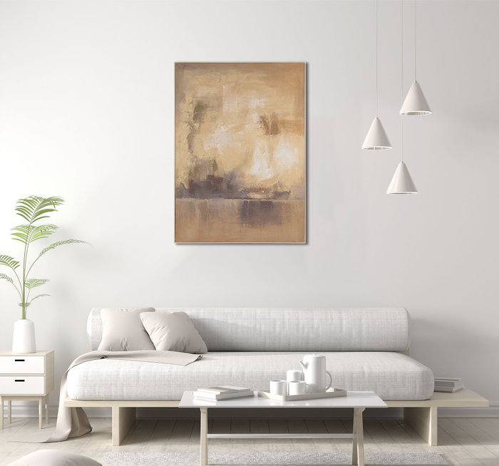 DKD Home Decor Cuadro Lienzo Pino 130x5x180 Abstracto