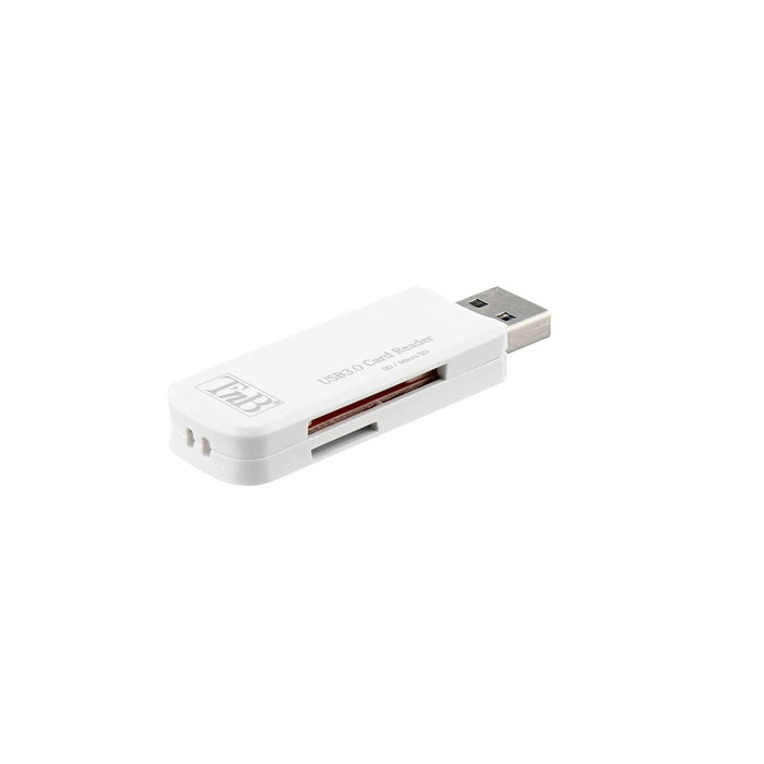 TNB Lector de tarjetas SD Mini USB 3.0 - Blanco