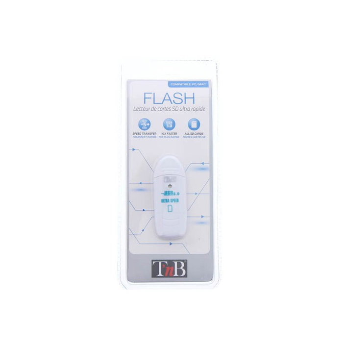 TNB Lector de tarjetas SD Mini USB 3.0 - Blanco