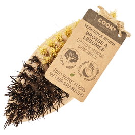 Cook Concept Cepillo para Verduras de Madera de Haya y PVC