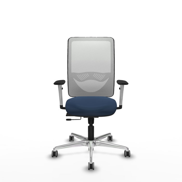 PIQUERAS Y CRESPO Silla de oficina Zulema Azul marino y Blanco PIQUERAS Y CRESPO Silla de oficina Zulema Azul marino y Blanco