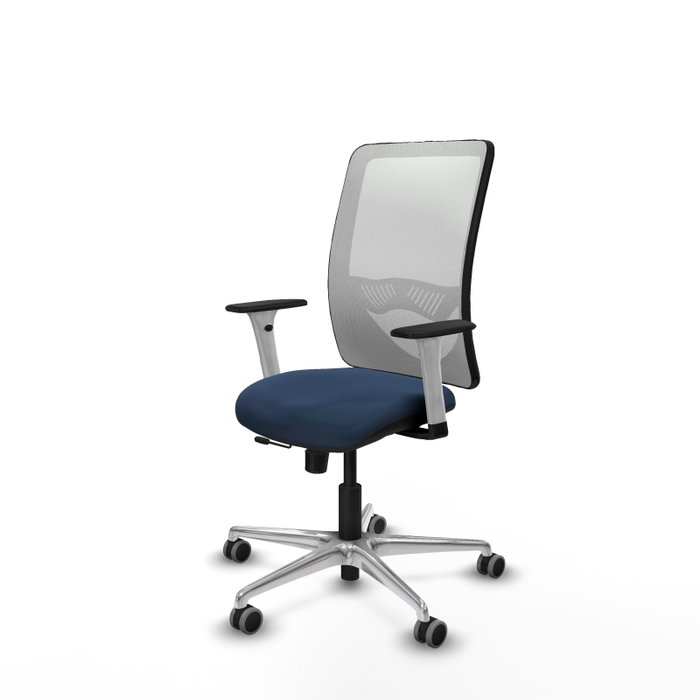 PIQUERAS Y CRESPO Silla de oficina Zulema Azul marino y Blanco PIQUERAS Y CRESPO Silla de oficina Zulema Azul marino y Blanco