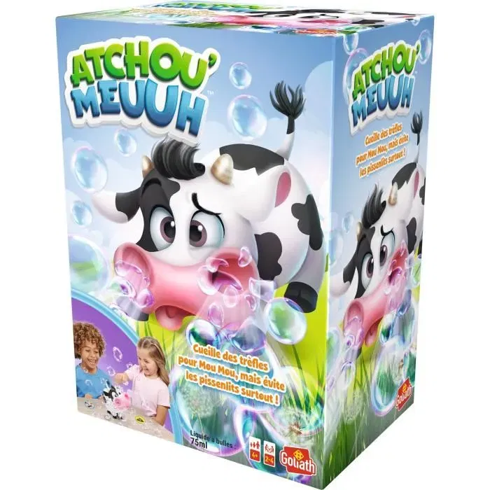 Goliath Atchou'Meuuh - ¡Recoge tréboles y evita las alergias! Juego de mesa para niños a partir de 4 años GOL8720077318687