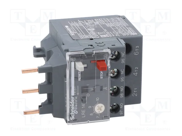 SCHNEIDER ELECTRIC LRE14 Relé térmico 7÷10A NC + NO