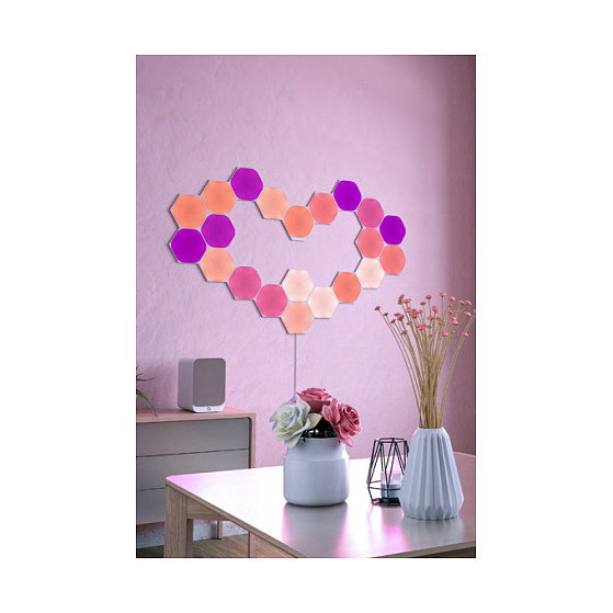 Nanoleaf Shapes Hexagons Starter Kit 15PK Blanco Nanoleaf Shapes Hexagons Starter Kit 15PK Blanco