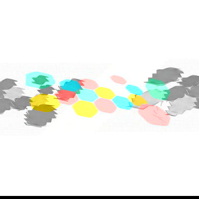 Nanoleaf Shapes Hexagons - Pack de 15 Paneles LED Inteligentes con Compatibilidad para Sincronización de Música y Asistente de Voz
