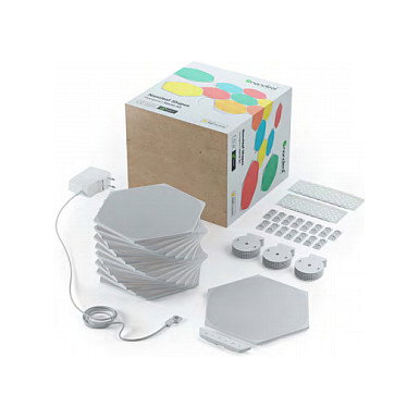 Nanoleaf Shapes Hexagons Starter Kit 15PK Blanco Nanoleaf Shapes Hexagons Starter Kit 15PK Blanco