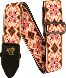 ERNIEBALL Correa para Guitarra y Bajo Jacquard - Cinnamon Needlepoint