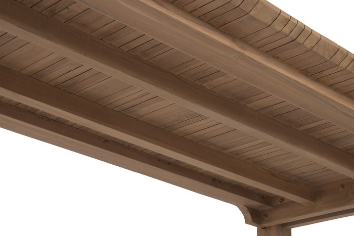 DKD Home Decor Mesa Comedor Natural Teca 200 x 90 x 75 cm