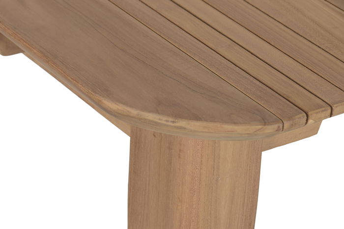 DKD Home Decor Mesa Comedor Natural Teca 200 x 90 x 75 cm