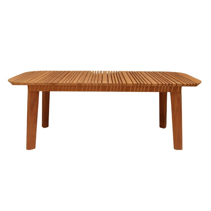 DKD Home Decor Mesa de Comedor de Teca 200x90x75 cm Natural
