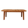 DKD Home Decor Mesa de Comedor de Teca 200x90x75 cm Natural